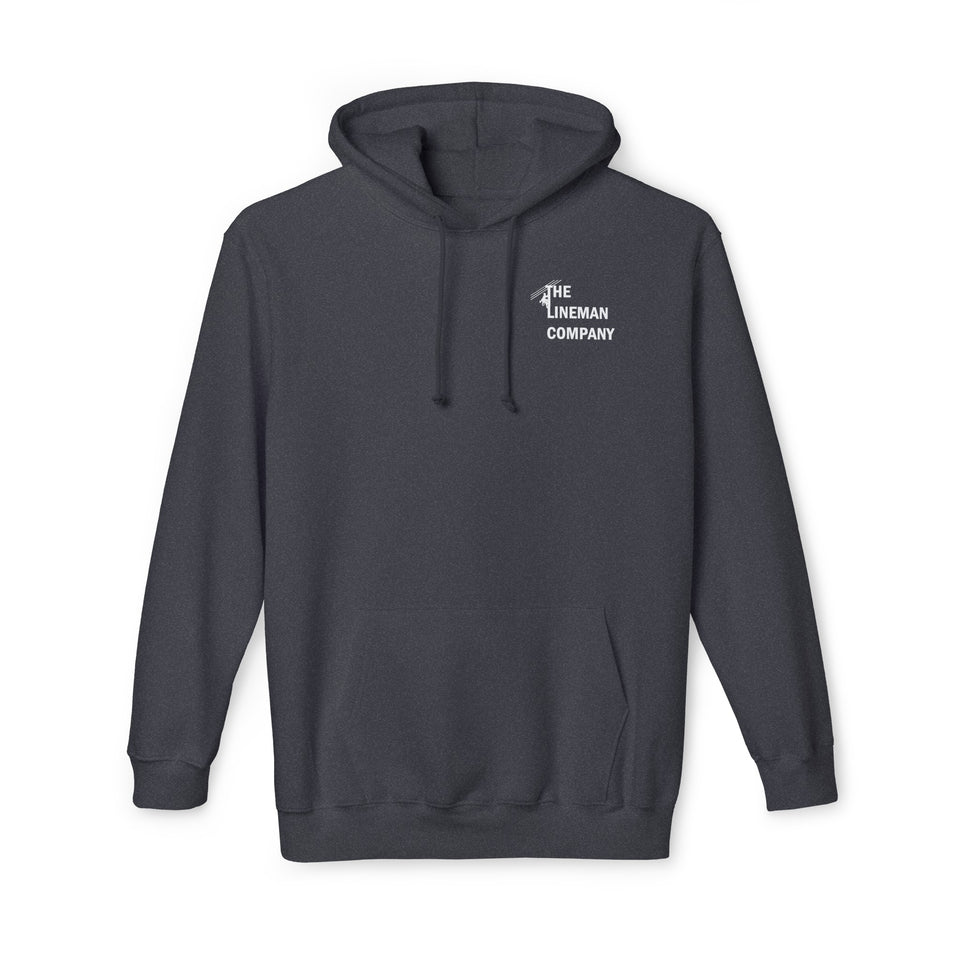 "Journeyman Lineman, Punisher Skull" Hoodie
