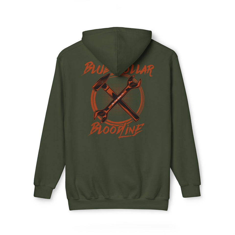 "Blue Collar Bloodline" Crossbones Hoodie