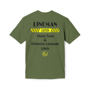 "Lineman, Caution" T-Shirt