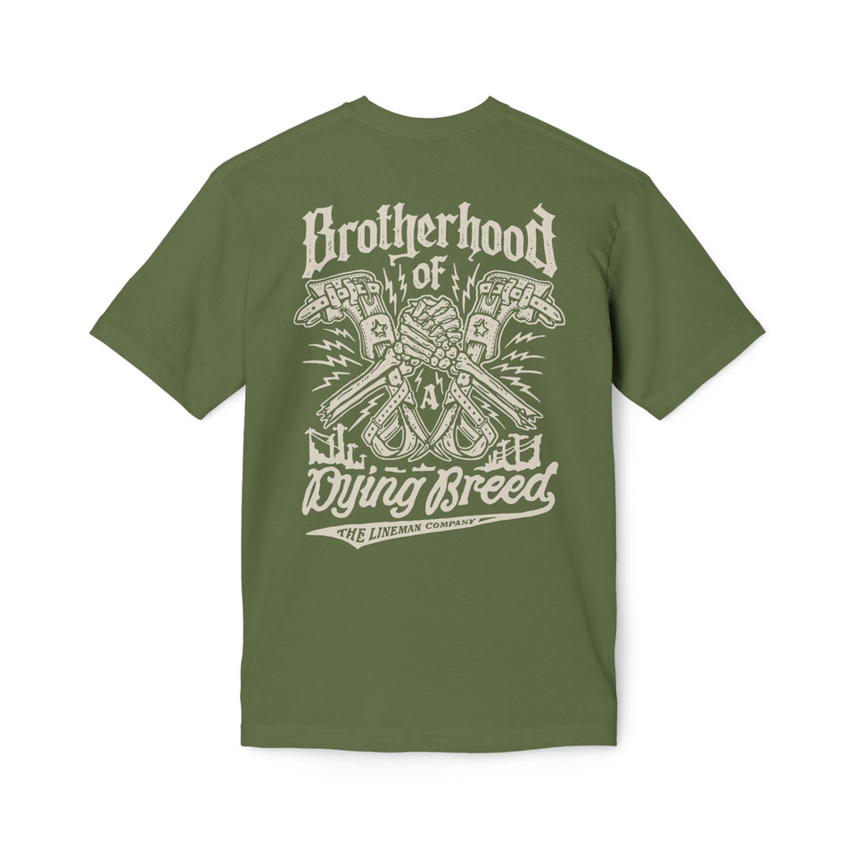 "Brotherhood of a Dying Breed Lineman Gaffs #2" T-Shirt