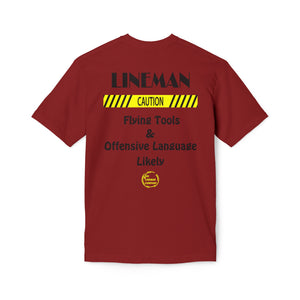 "Lineman, Caution" T-Shirt