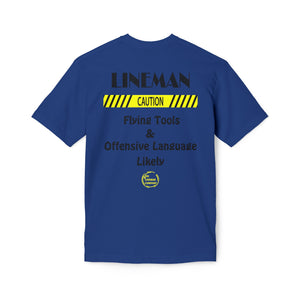"Lineman, Caution" T-Shirt