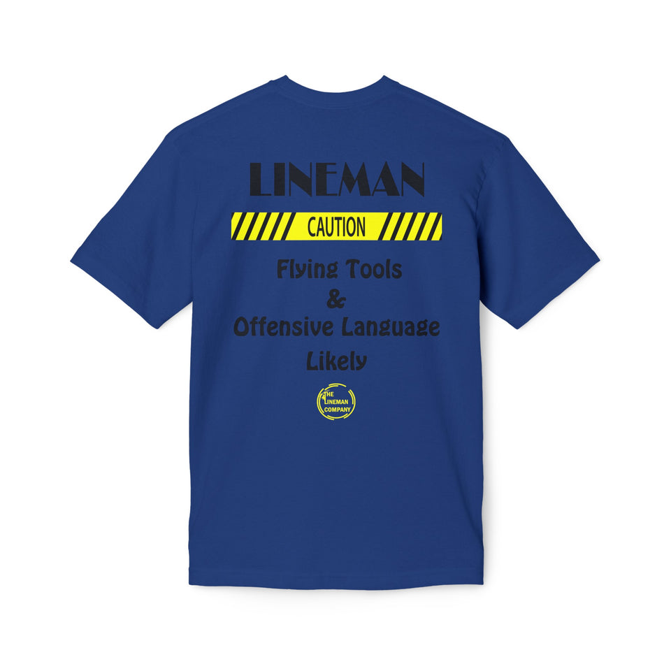 "Lineman, Caution" T-Shirt