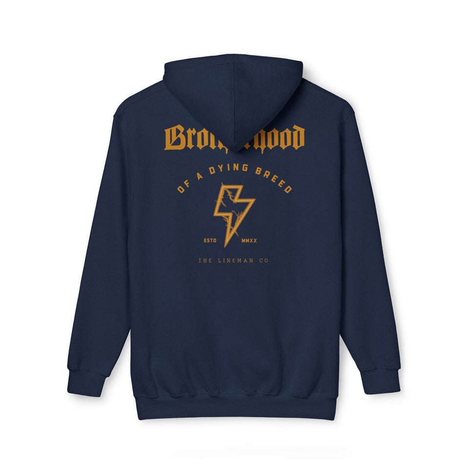 "Brotherhood Of A Dying Breed" Lightning Bolt Hoodie