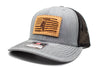 "Lineman Flag" Leather Patch Richardson 112 Hat