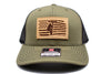"Lineman Flag" Leather Patch Richardson 112 Hat
