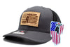 "Lineman Flag" Leather Patch Richardson 112 Hat