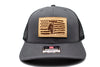 "Lineman Flag" Leather Patch Richardson 112 Hat