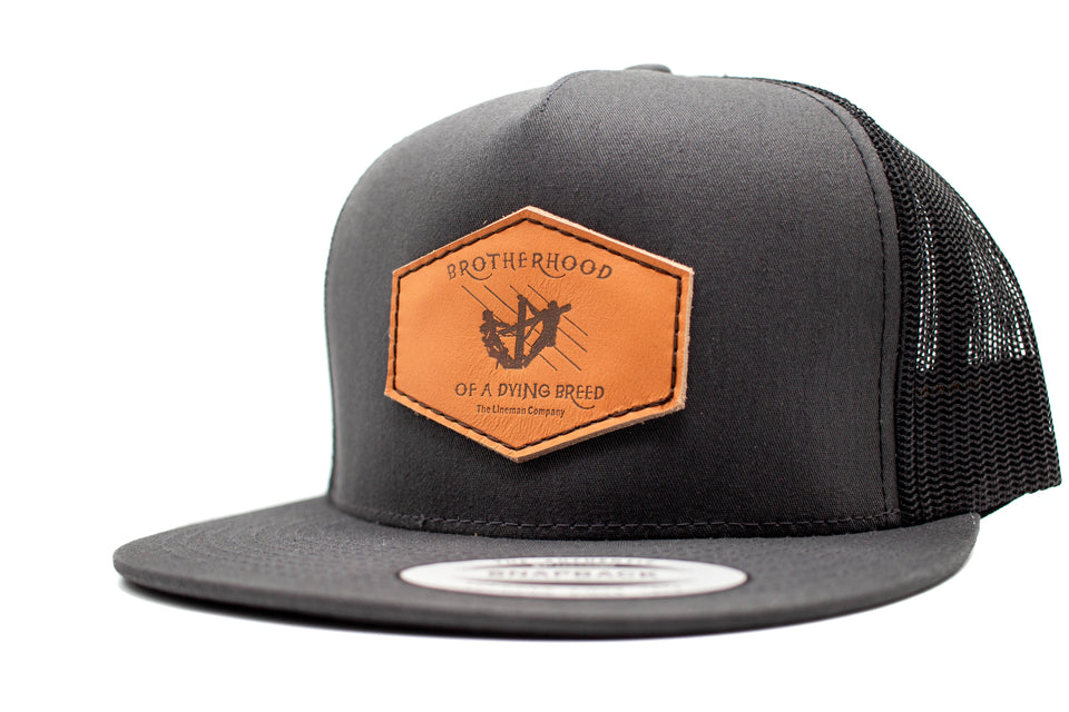 "Brotherhood Of A Dying Breed" Leather Patch Snapback Flat Bill