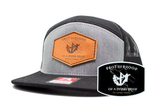 "Brotherhood Of A Dying Breed" Leather Patch Snapback Flat Bill