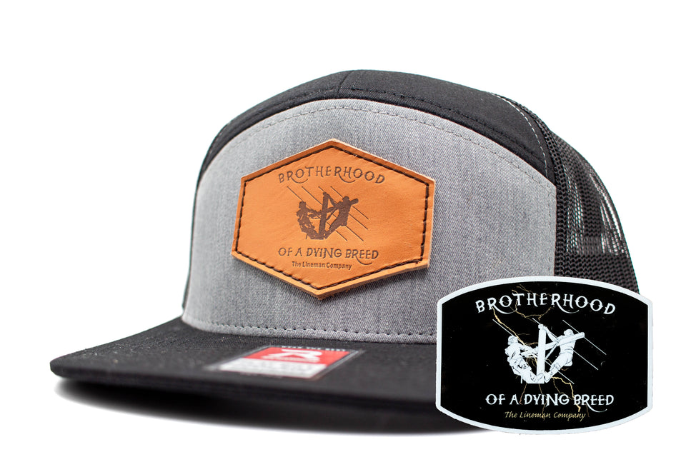 "Brotherhood Of A Dying Breed" Leather Patch Snapback Flat Bill