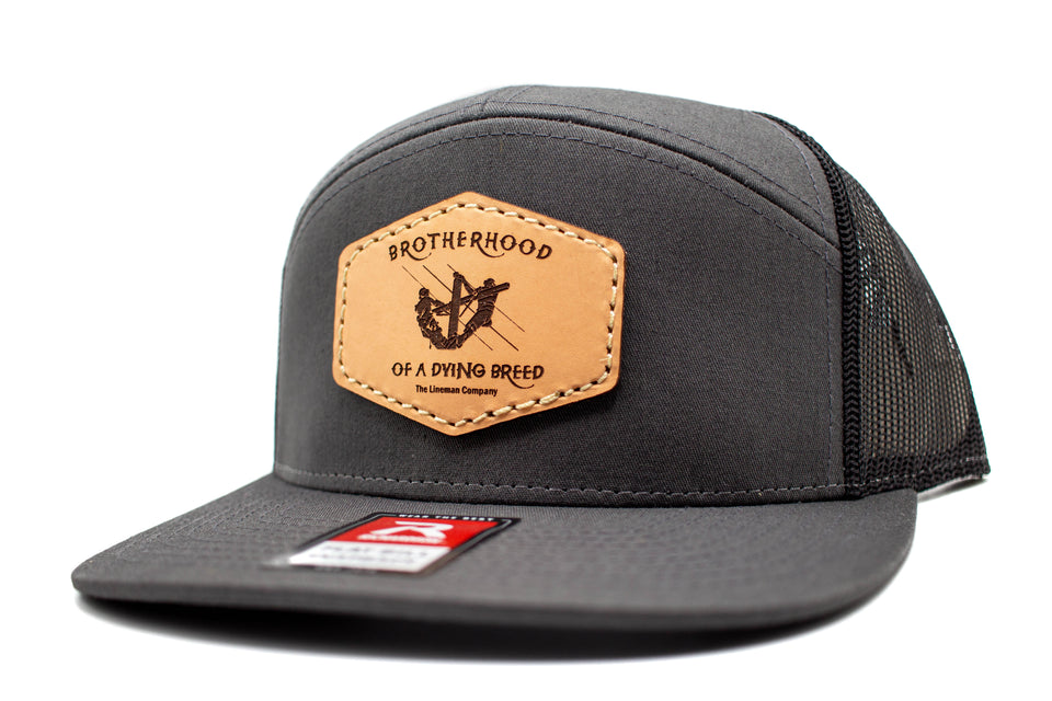 "Brotherhood Of A Dying Breed" Leather Patch Snapback Flat Bill