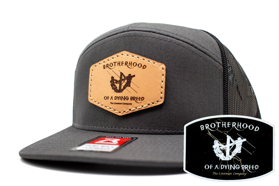 "Brotherhood Of A Dying Breed" Leather Patch Snapback Flat Bill