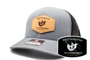 "Brotherhood Of A Dying Breed" Leather Patch Richardson 112 Hat