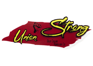 "Union Strong" 3.5x1.5" Sticker