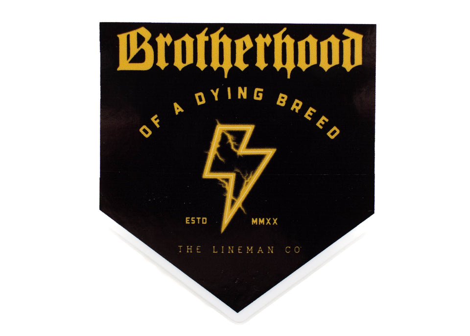 "Lineman Co Brotherhood" 2x2" Sticker