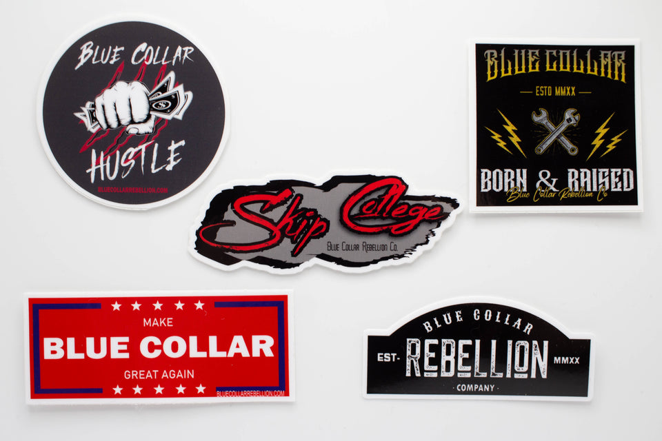 "Skip College" 3.5x1.5" Sticker