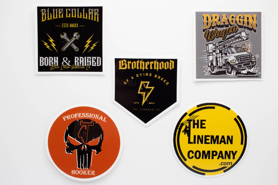 "Lineman Co Brotherhood" 2x2" Sticker