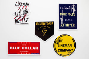 "Lineman Co Brotherhood" 2x2" Sticker
