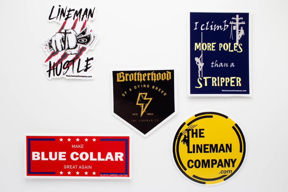 "Lineman Co Brotherhood" 2x2" Sticker
