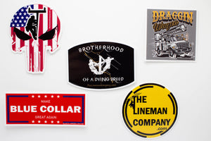 "Brotherhood Lightning" 2x3" Sticker
