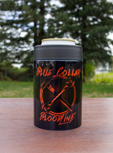 "Blue Collar Bloodline" Stainless Steel Beer Sleeve