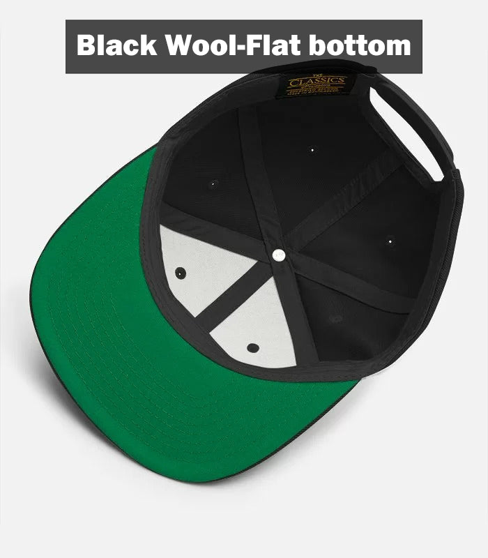 "Lineman Brotherhood Lightning Bolt" Flat Bill Patch Hat