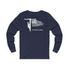"Lineman Flag Pole" Long Sleeve T-Shirt (4 Colors)
