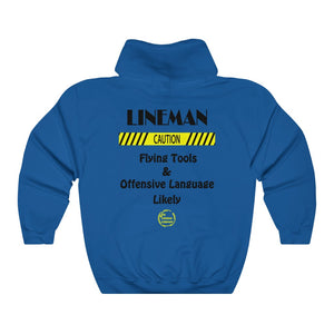 "Lineman, Caution" Hoodie (7 Colors)