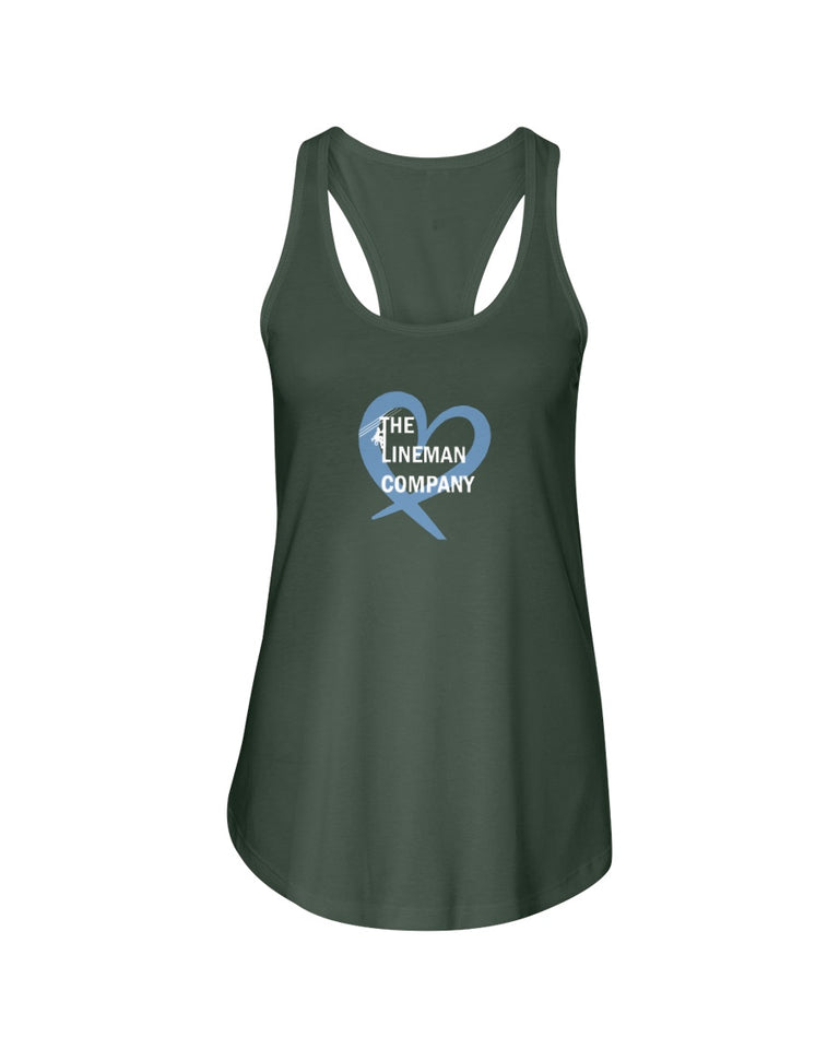 "The Lineman Company Heart" Original Tank Top (15 Colors)