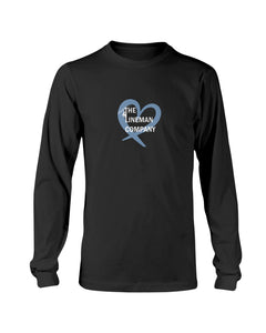 "The Lineman Company Heart" Original Long Sleeve T-Shirt (12 Colors)