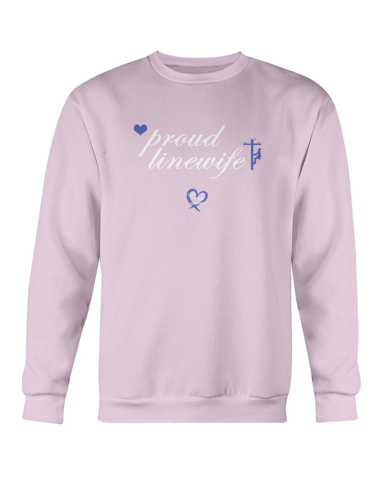 "Proud Linewife" Crewneck Sweatshirt (7 Colors)