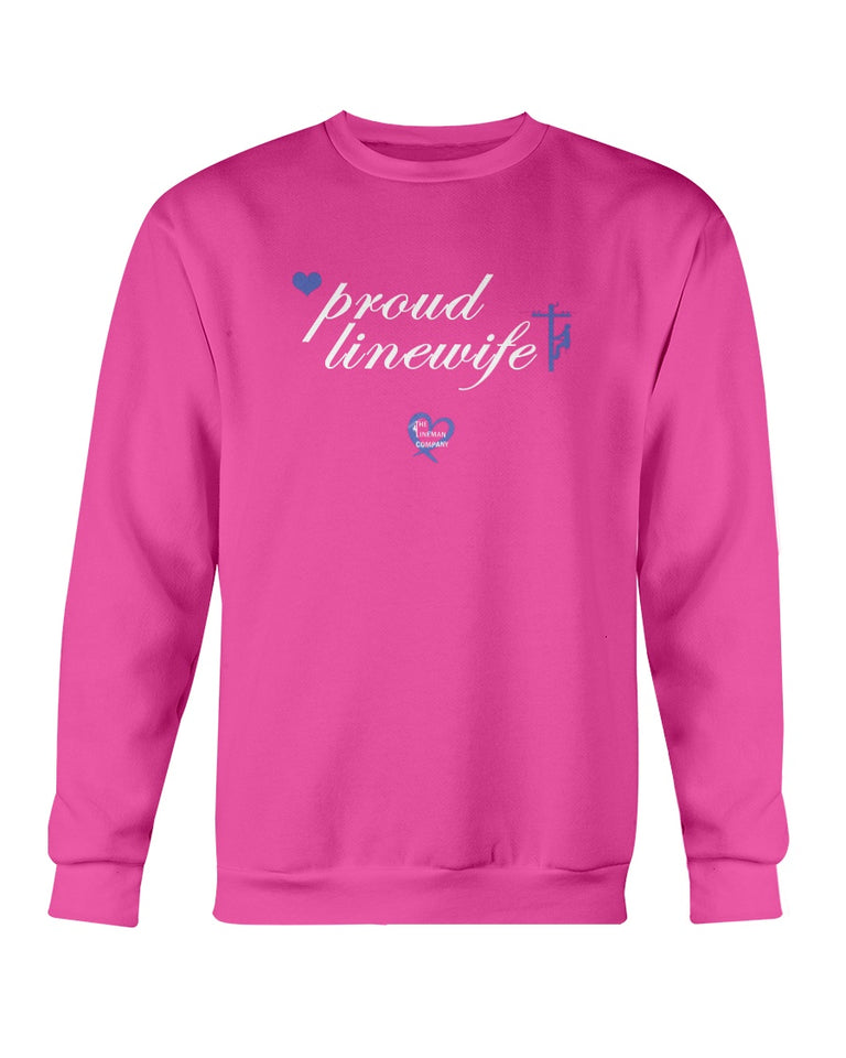"Proud Linewife" Crewneck Sweatshirt (7 Colors)