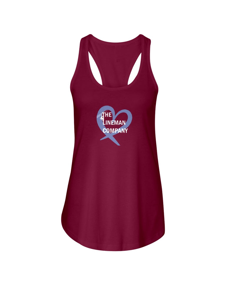 "The Lineman Company Heart" Original Tank Top (15 Colors)