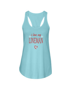 "I Love My Lineman" Tank Top (9 Colors)